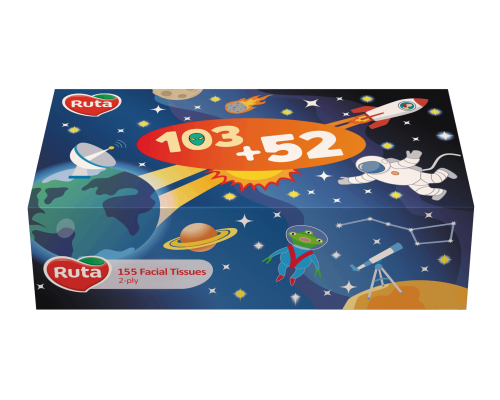 Facial tissue Ruta Mix 2-ply  155 sheets
