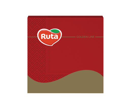 Napkins Ruta3-ply  20 sheets red