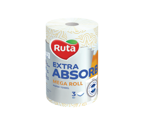 Paper towels Ruta Selecta Mega roll 3-ply 1 roll