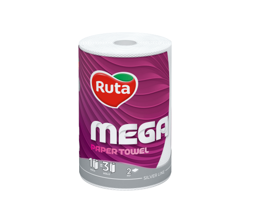 Paper towels Ruta Mega 2-ply 1 roll