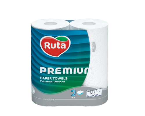 Paper towels Ruta 2-ply Premium 2 rolls