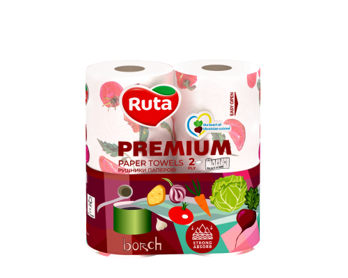 Paper towels Ruta 2-ply Premium 2 rolls