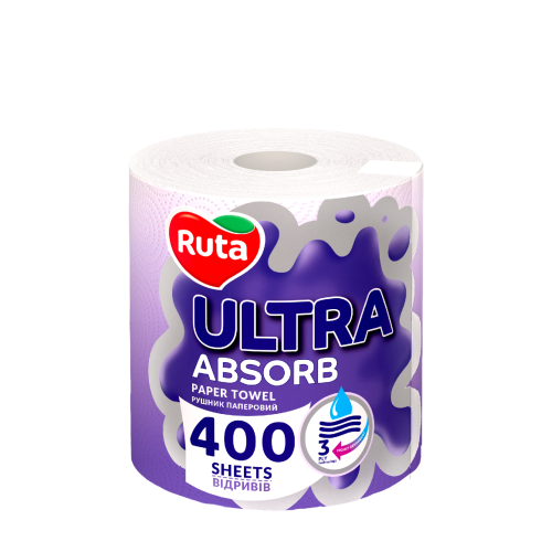 Paper towels Ruta Ultra 3-ply 1 roll