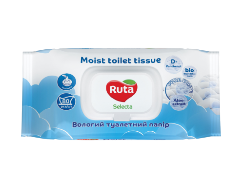 Moist toilet tissue Ruta Selecta 80 sheets