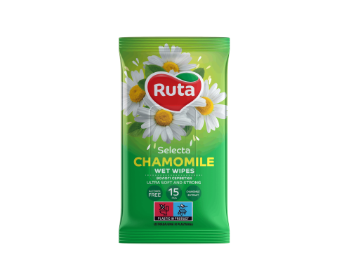 Wet wipes Ruta Selecta Chamomile 15 sheets 