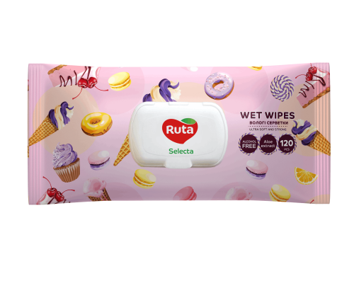 Wet wipes Ruta Selecta 120 sheets